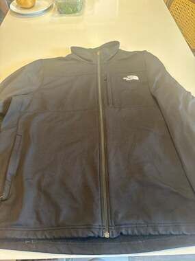The North Face Men's Black Full-Zip Softshell Jacket Size XXL